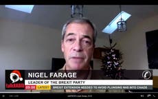 ‘The Brexit wars are over’: Nigel Farage signals support for Boris Johnson’s deal