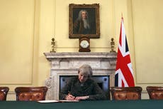 Timeline of events in Britain's exit from the European Union