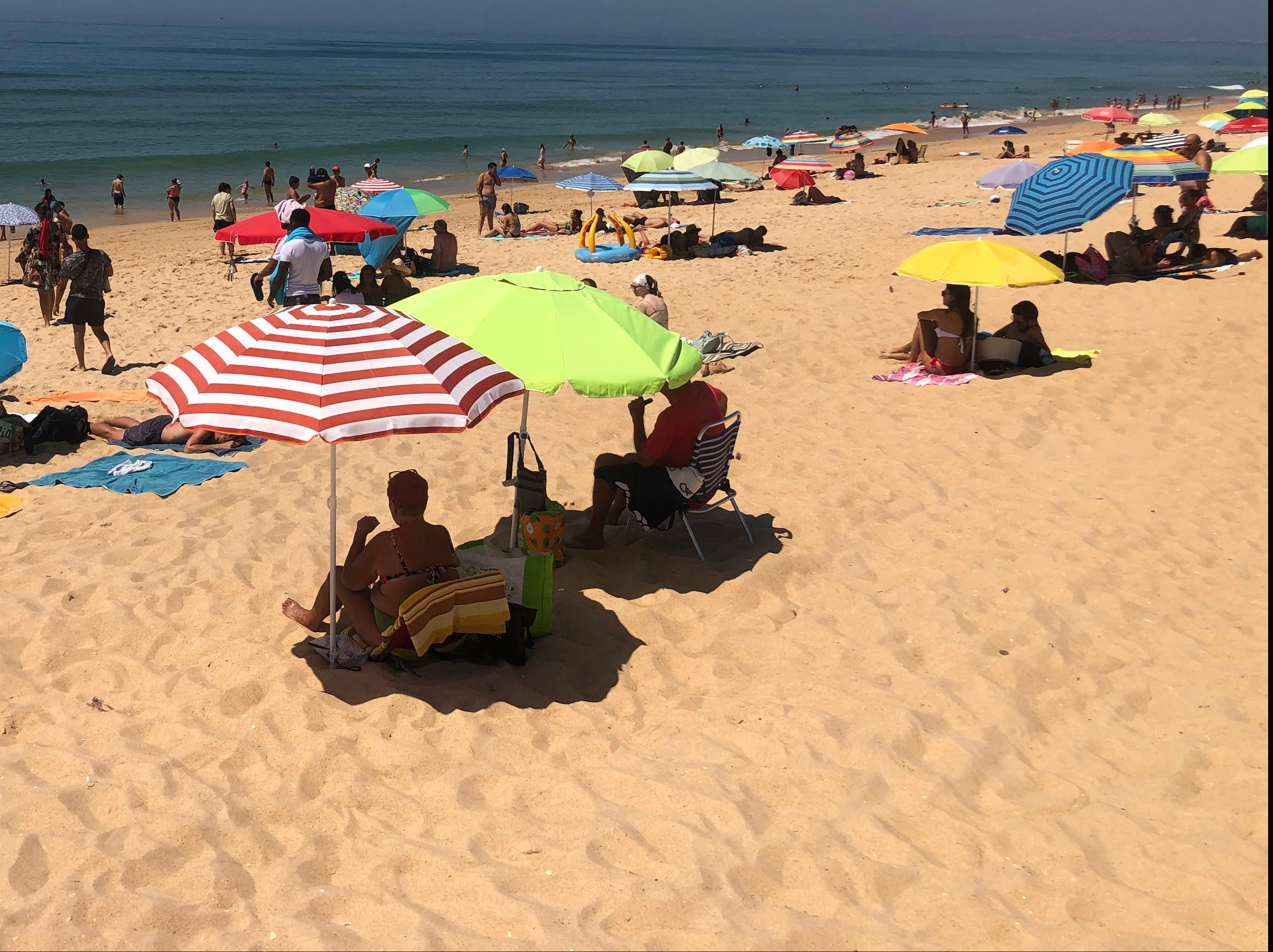 Distant dream: Faro beach in Portugal