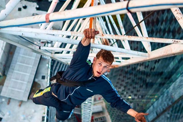 <p>George King climbed the Shard in July 2019</p>