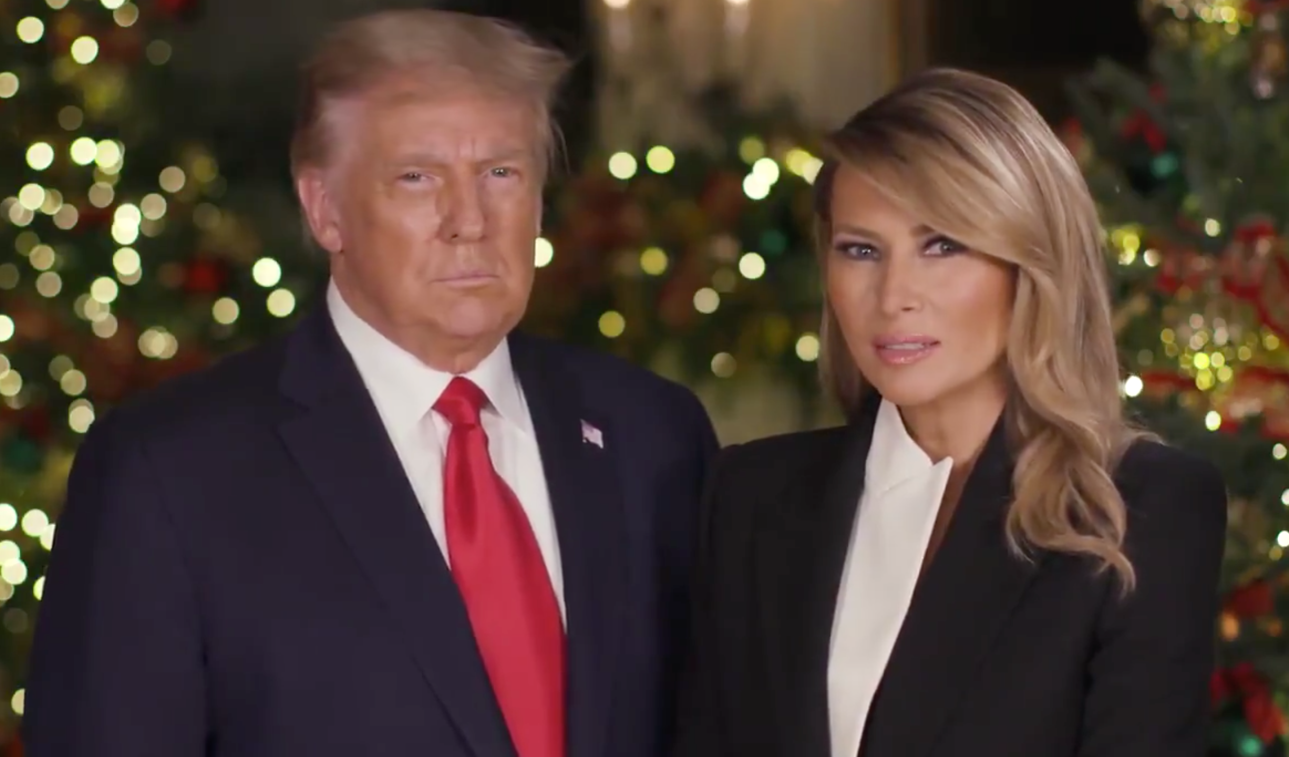 Trump news live: Latest updates and tweets as president and Melania share Christmas message