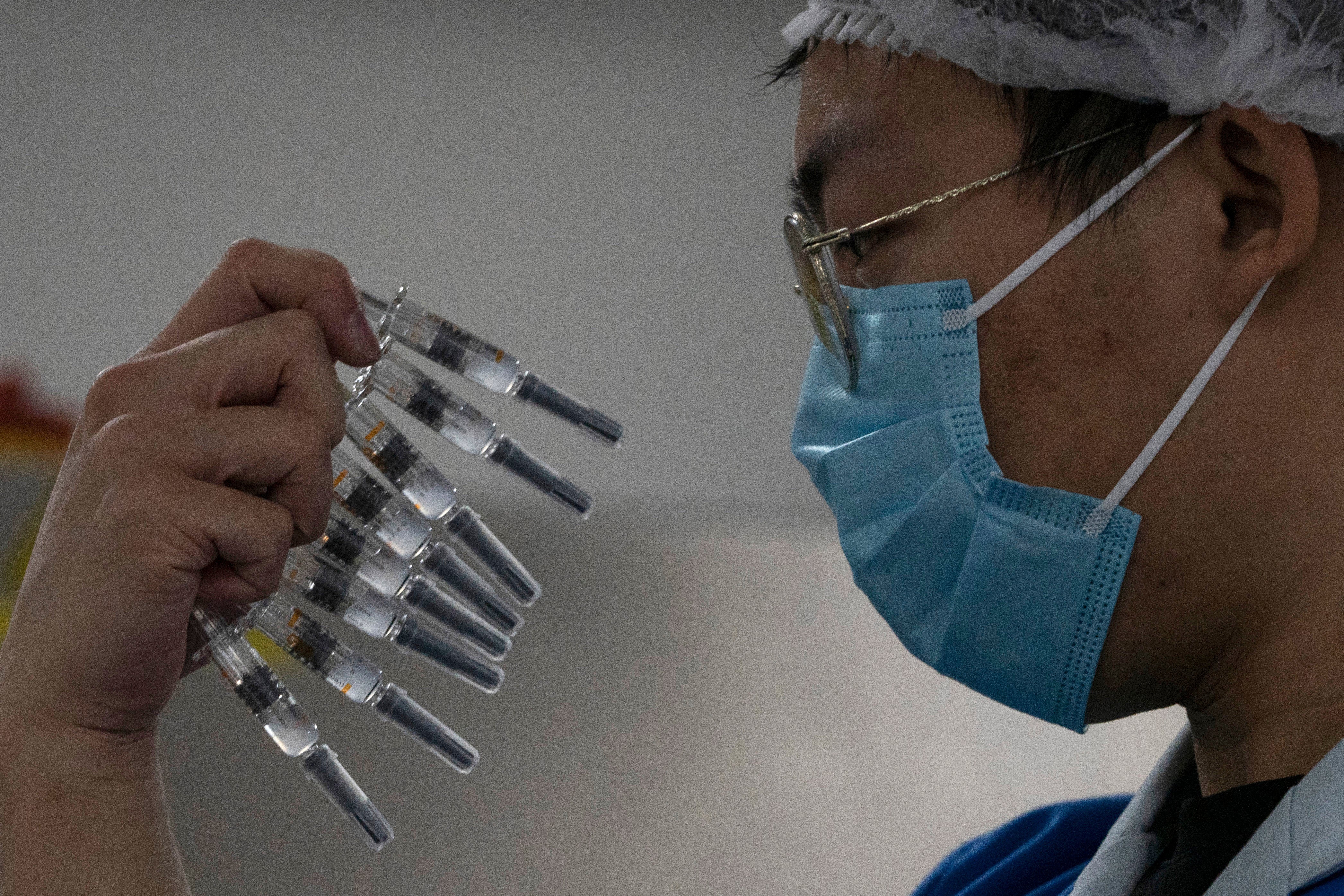 Virus Outbreak China Vaccines