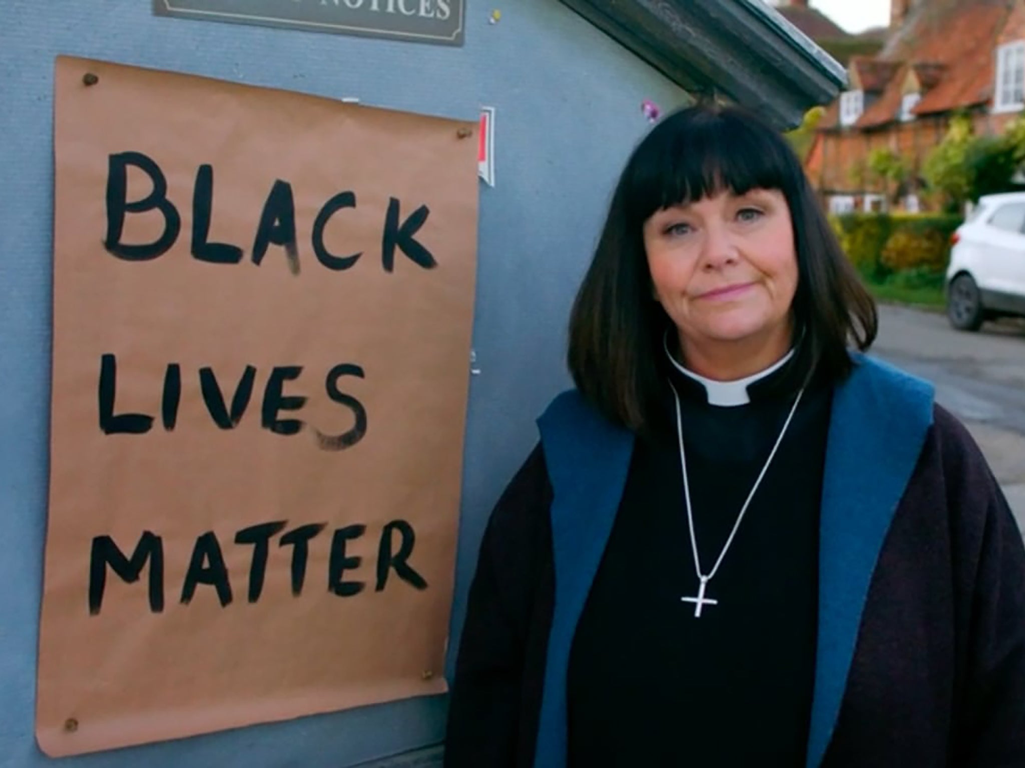 Dawn French in The Vicar of Dibley in Lockdown