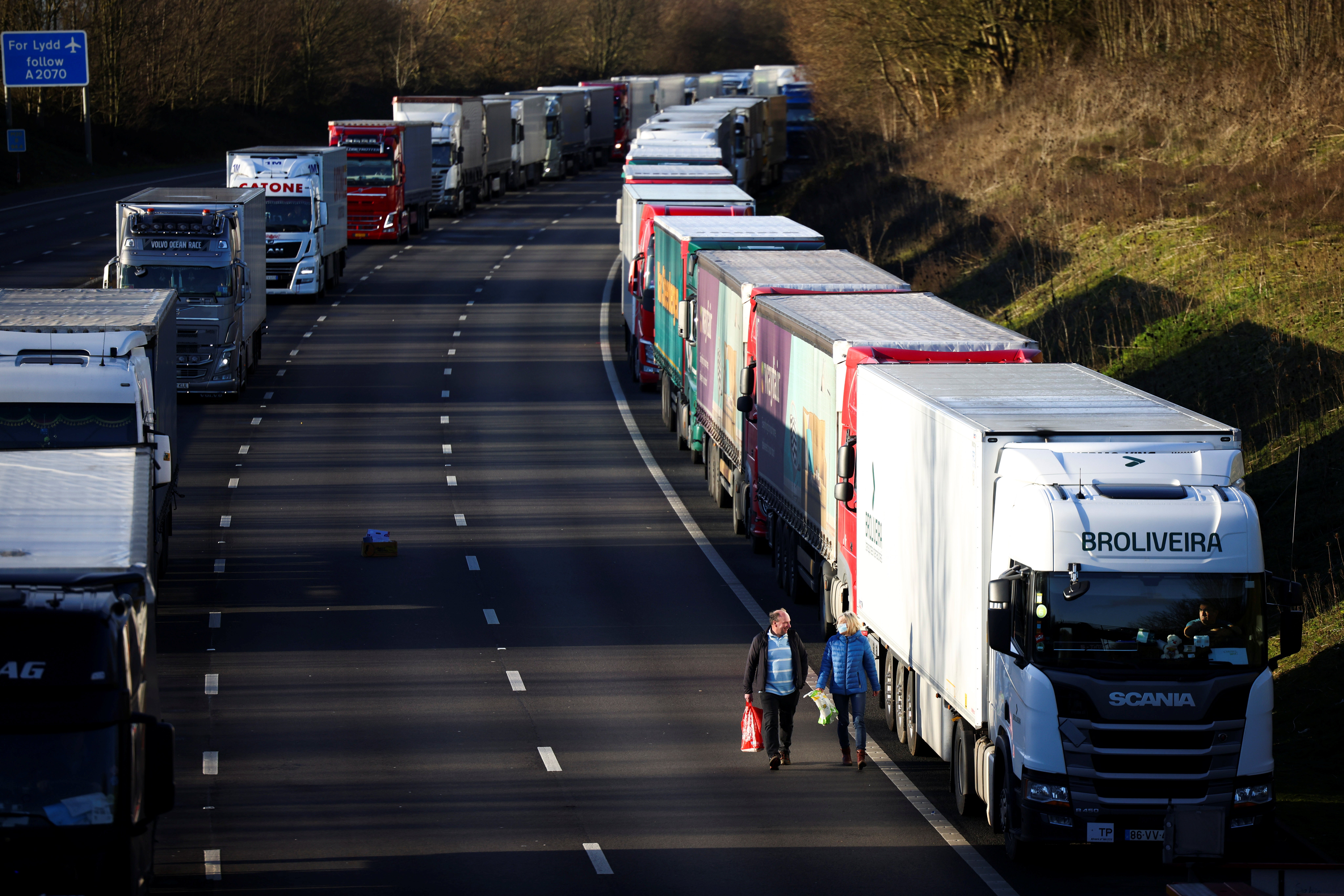 <p>Thousands of drivers spent days in queues to reach the Port of Dover and Eurotunnel.</p>