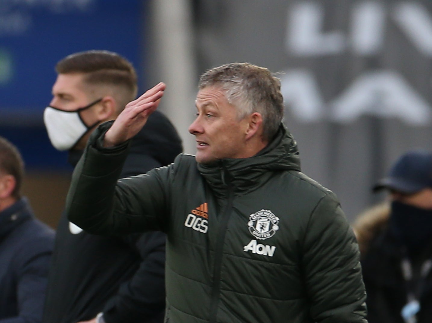 Ole Gunnar Solskjaer looks on as his Man United team draw against Leicester
