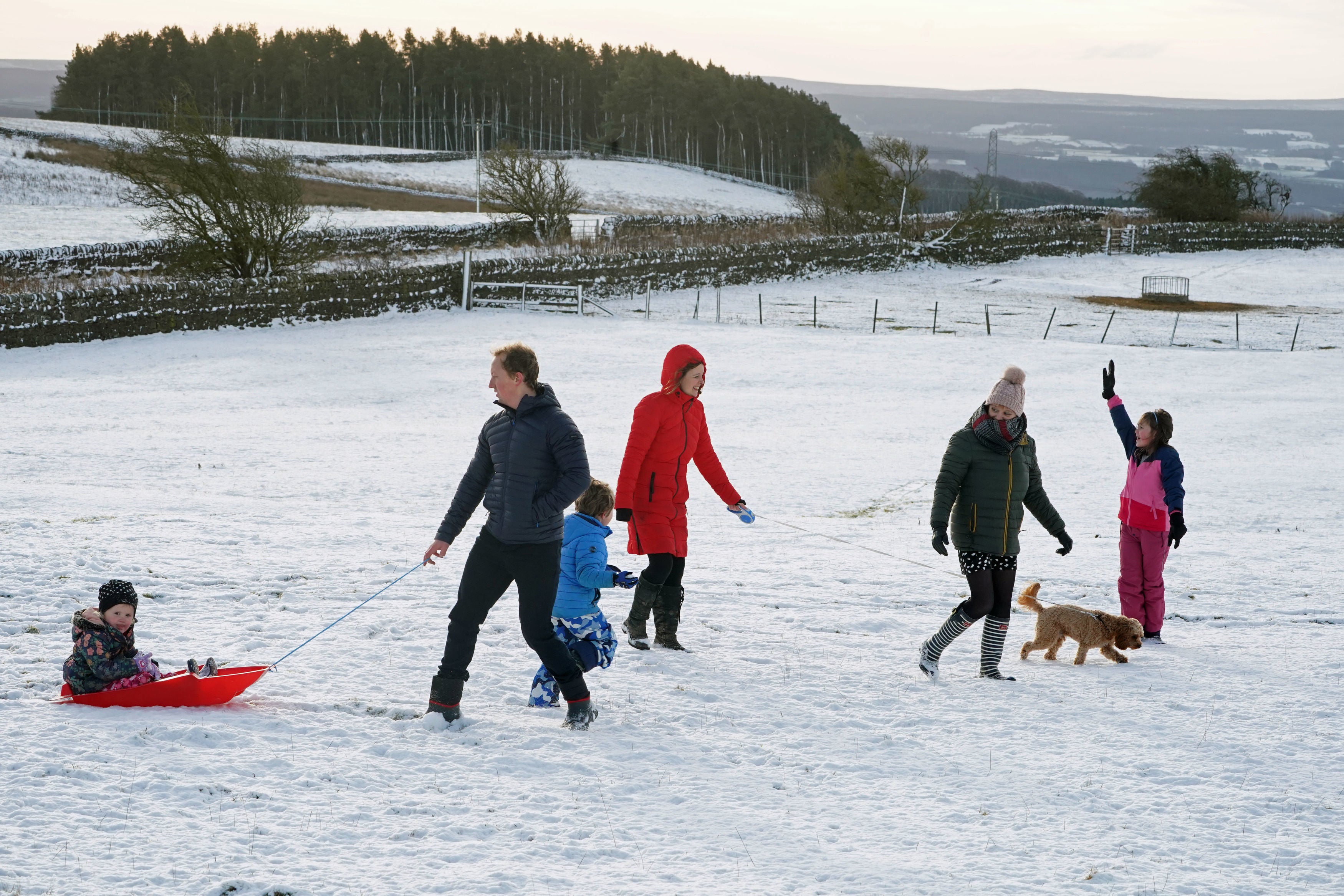 The UK last experienced a widespread white Christmas in 2010.