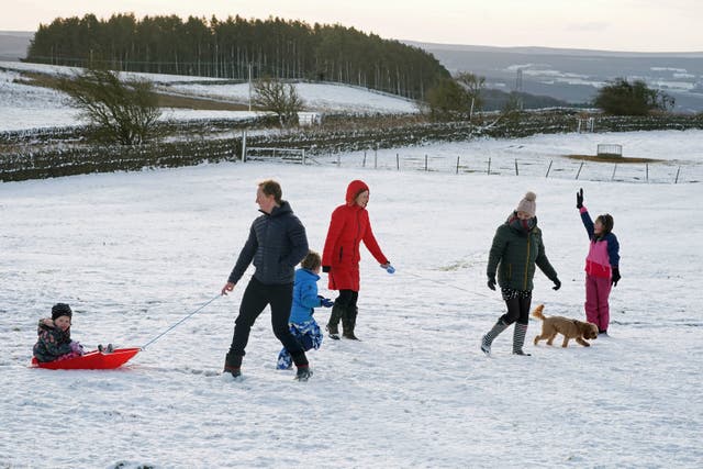 <p>The UK last experienced a widespread white Christmas in 2010.</p>