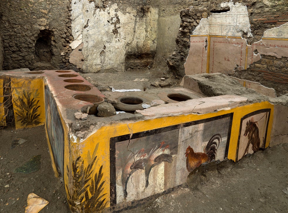 Pompeii Excavation Reveals Fast Food Diet Of Ancient Romans The Independent