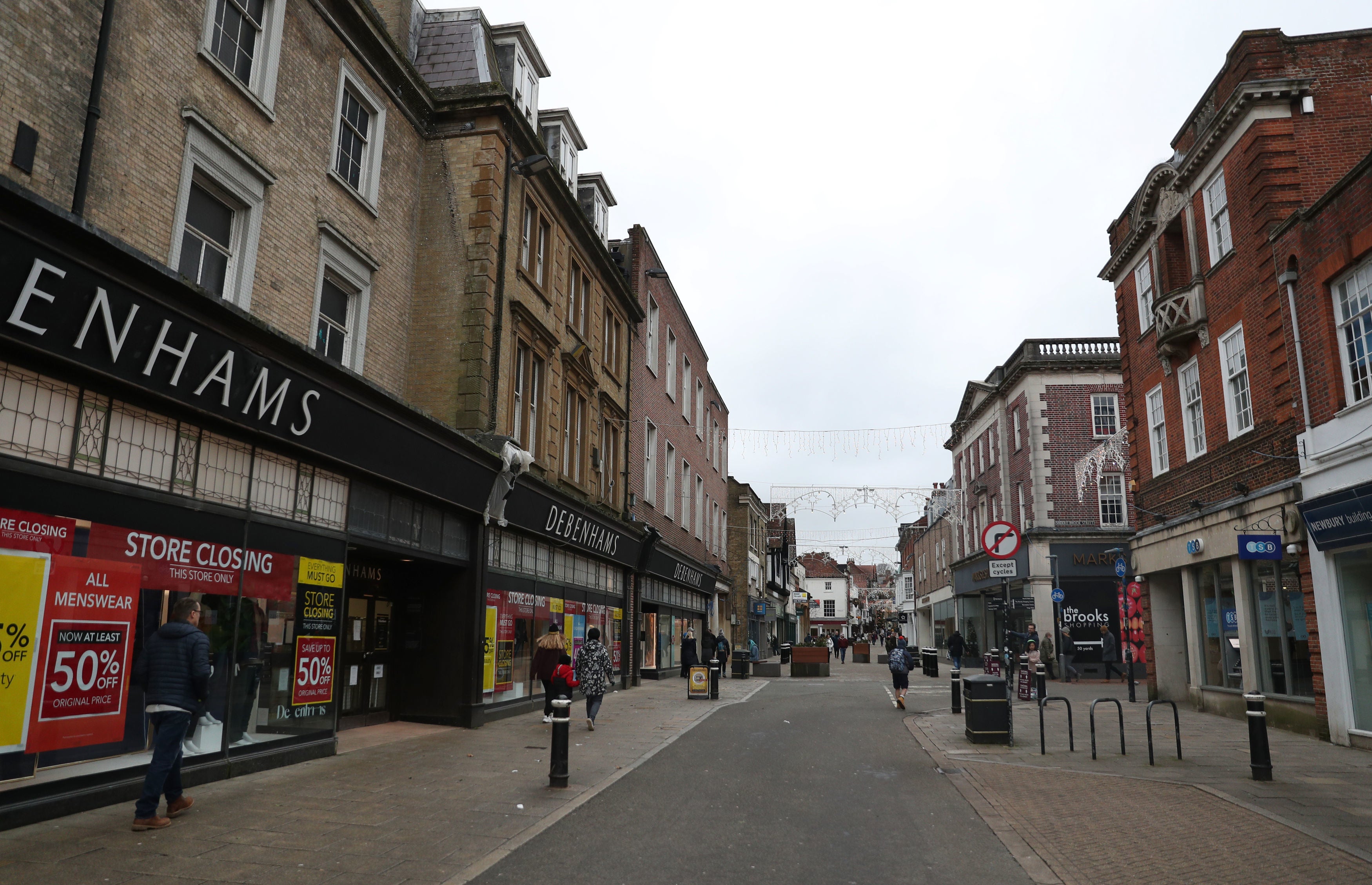 High streets saw a 49.5 per cent drop in footfall compared to last year while retail parks were more resilient, registering a 17.3 per cent fall