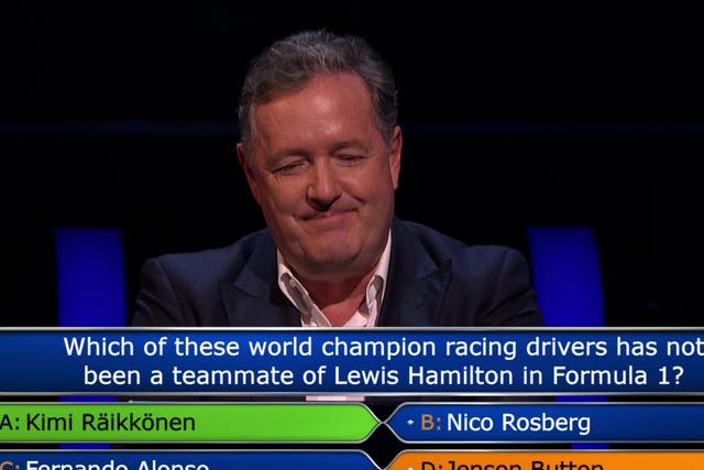 Piers Morgan on Who Wants to Be a Millionaire?