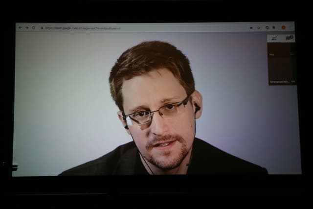 <p>File Image: Edward Snowden speak remotely WIRED25 Festival: WIRED Celebrates 25th Anniversary Day 2 on October 14, 2018 in San Francisco, California</p>