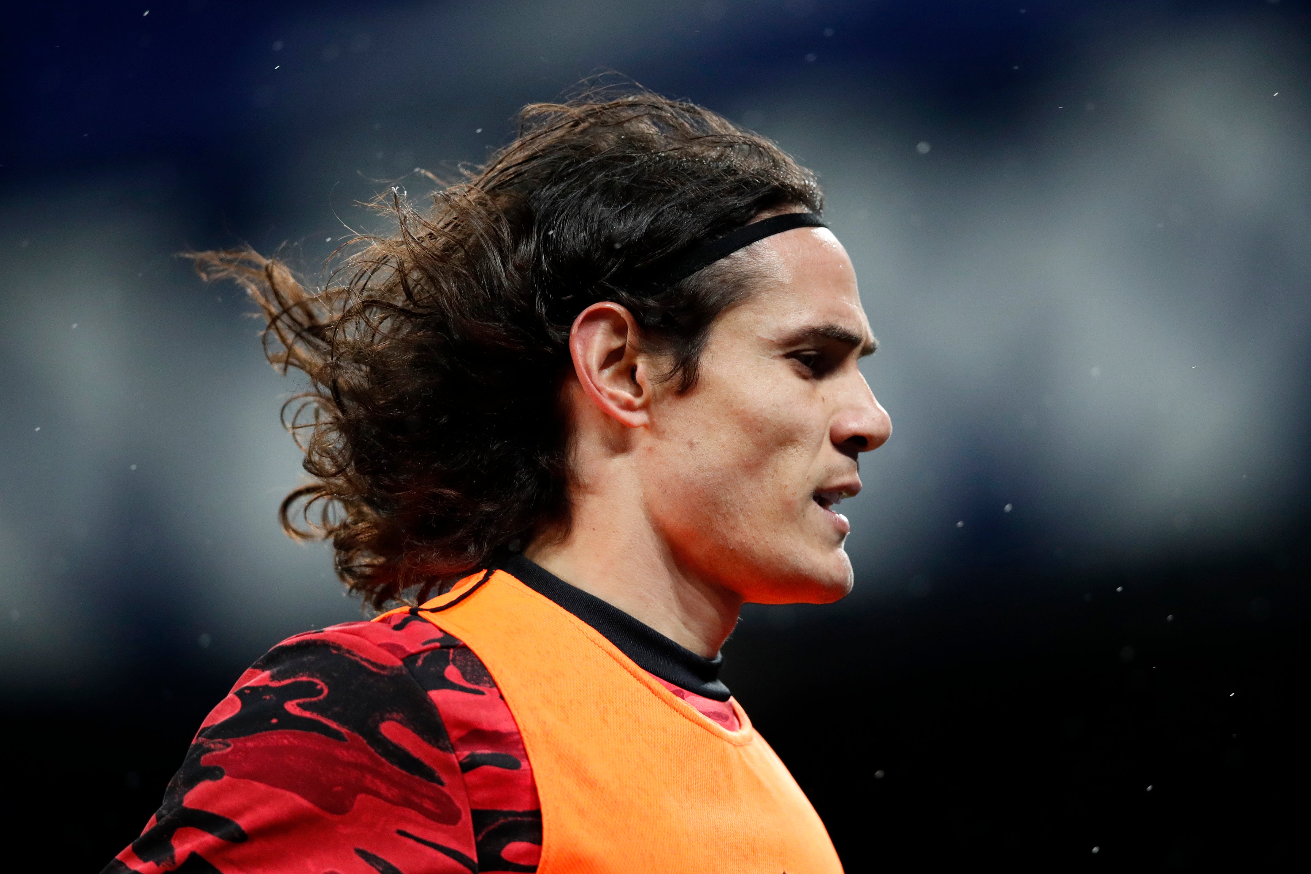 Manchester United striker Edinson Cavani