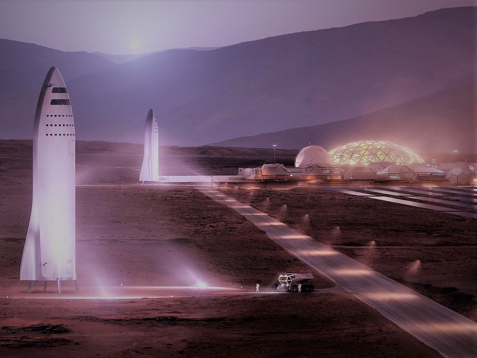 SpaceX plans to build a fleet of 1,000 Mars-bound Starship rockets, each capable of carrying 100 people