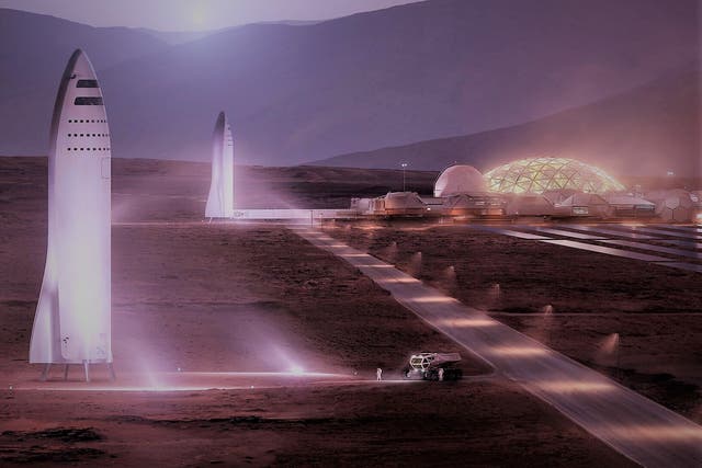 <p>SpaceX plans to build a fleet of 1,000 Mars-bound Starship rockets, each capable of carrying 100 people</p>