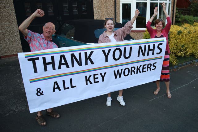 Northampton residents applaud NHS and other key workers in May