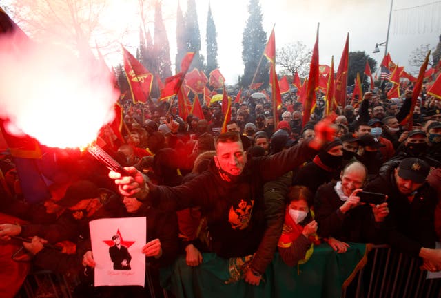 Montenegro Protest