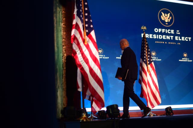 <p>Joe Biden delivers remarks on national security transition&nbsp;</p>