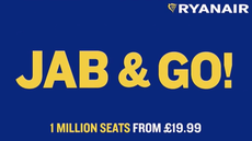 Ryanair ‘jab and go’ advert sparks controversy