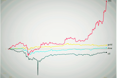 Bitcoin performed 10 times better than gold in 2020