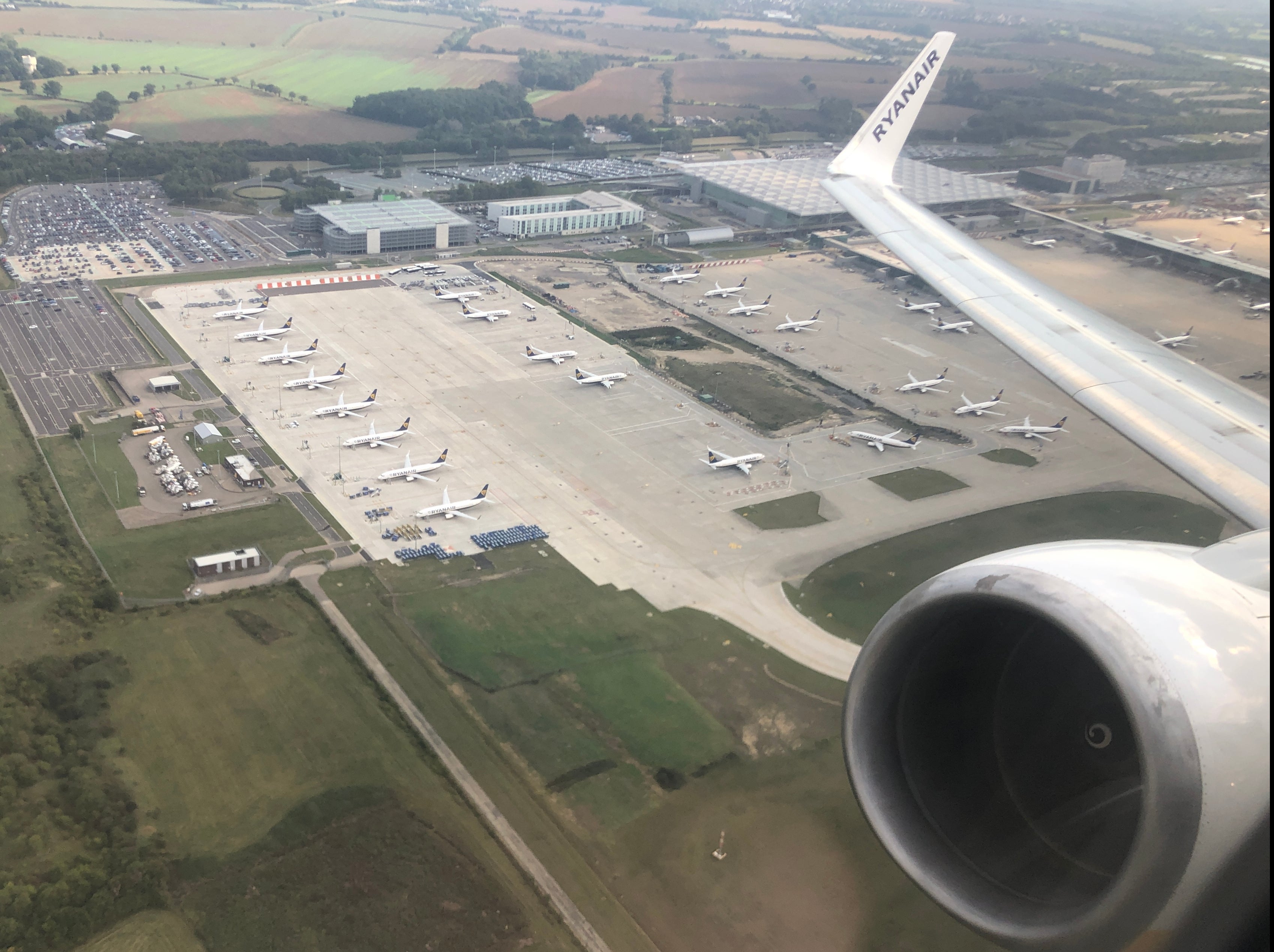 Flying high? A Ryanair Boeing 737 Max taking off from Stansted