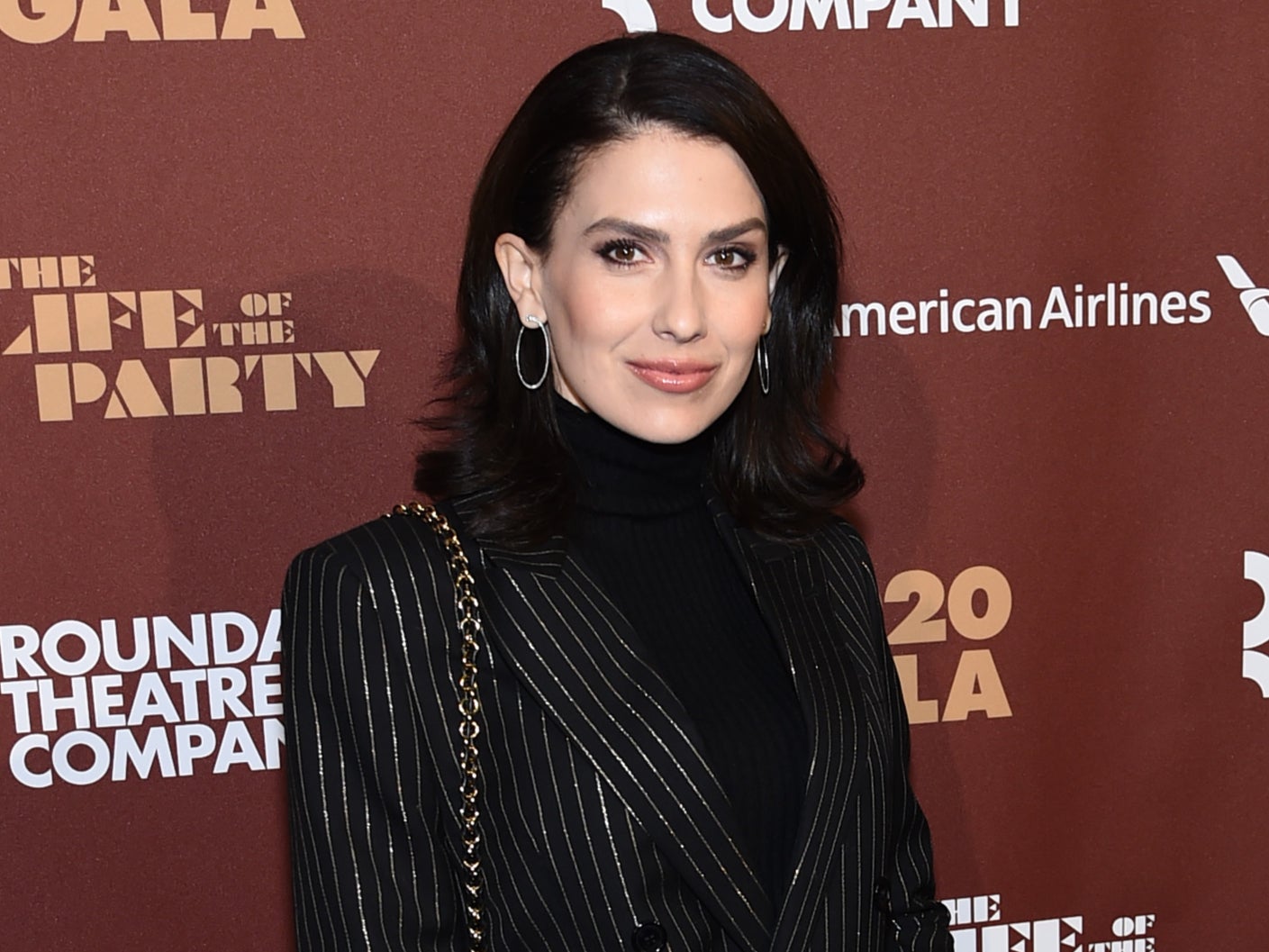 Hilaria Baldwin attends the Roundabout Theater’s 2020 Gala on 2 March 2020 in New York City