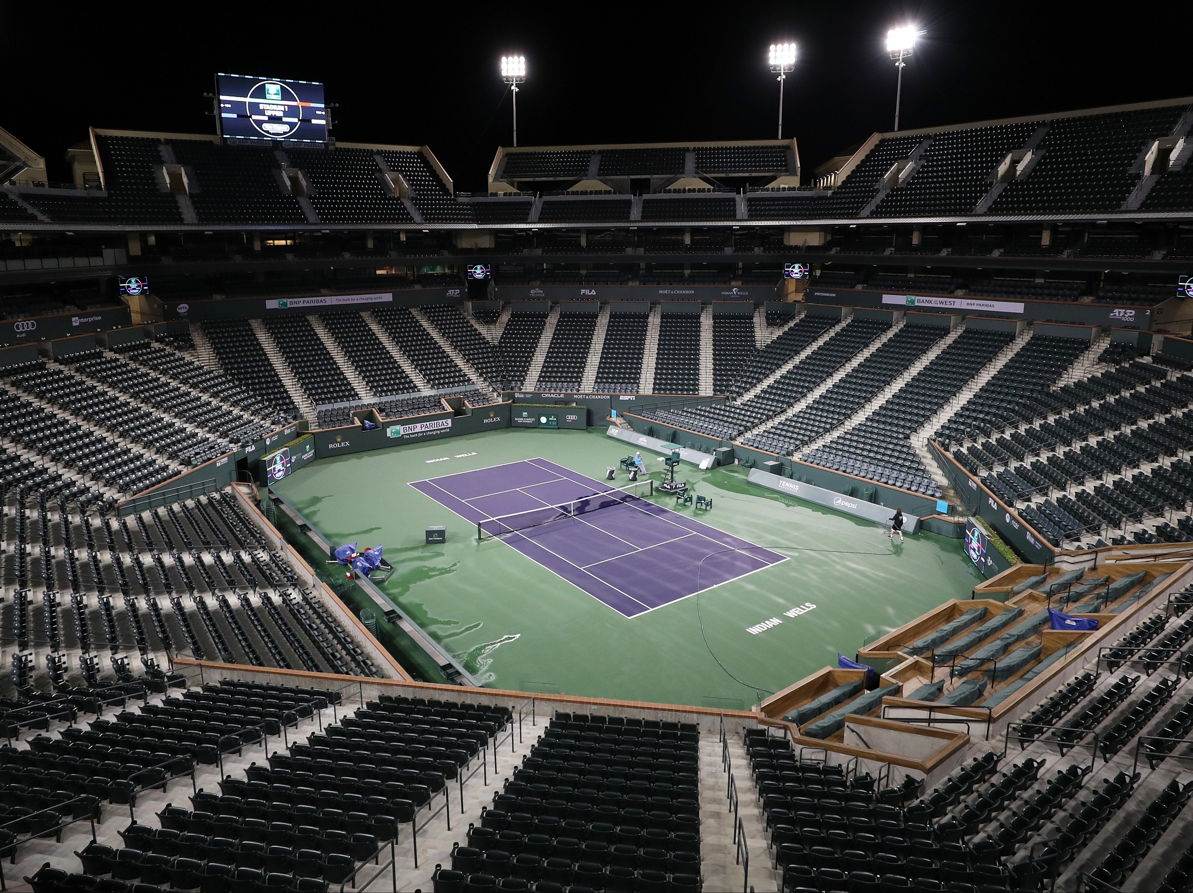 Indian Wells was one of the first major sports events to be shelved in 2020