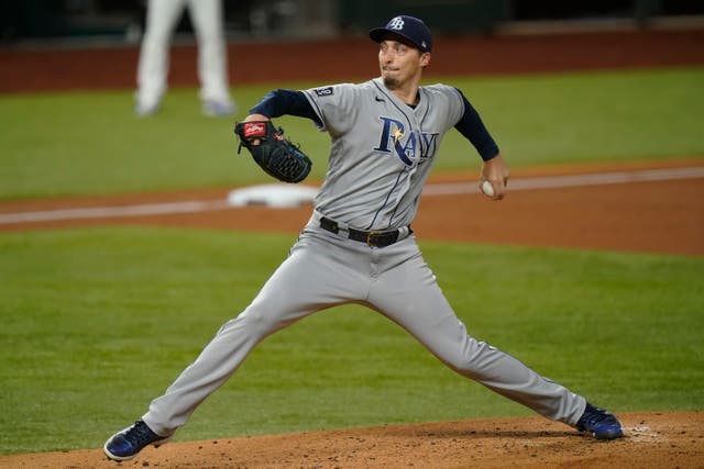 <p>Snell ganó el premio Cy Young de la Liga Americana en 2018</p>