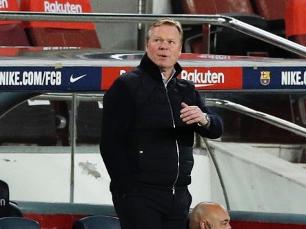 Barcelona manager Ronald Koeman