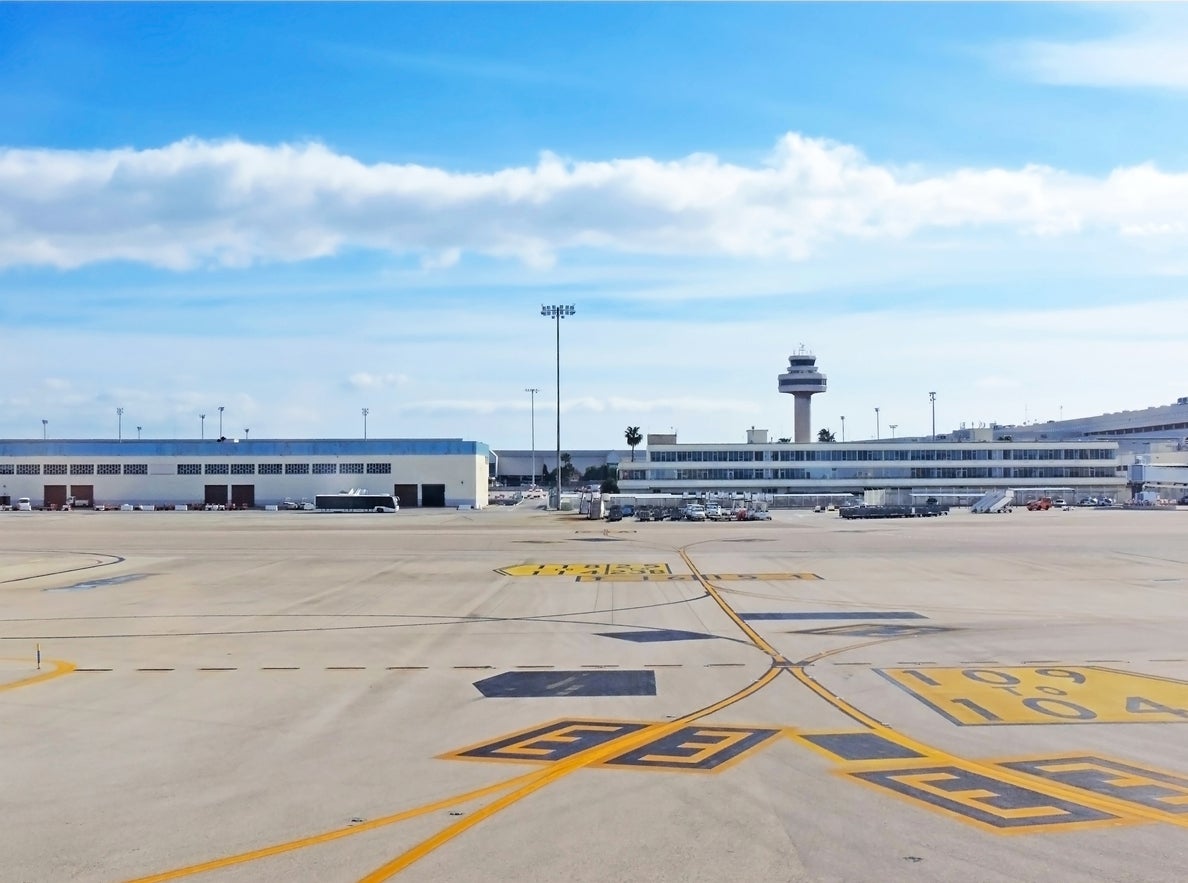 Airports have been significantly less busy over the past year