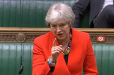 Theresa May tells MPs her Brexit deal was better than Boris Johnson’s
