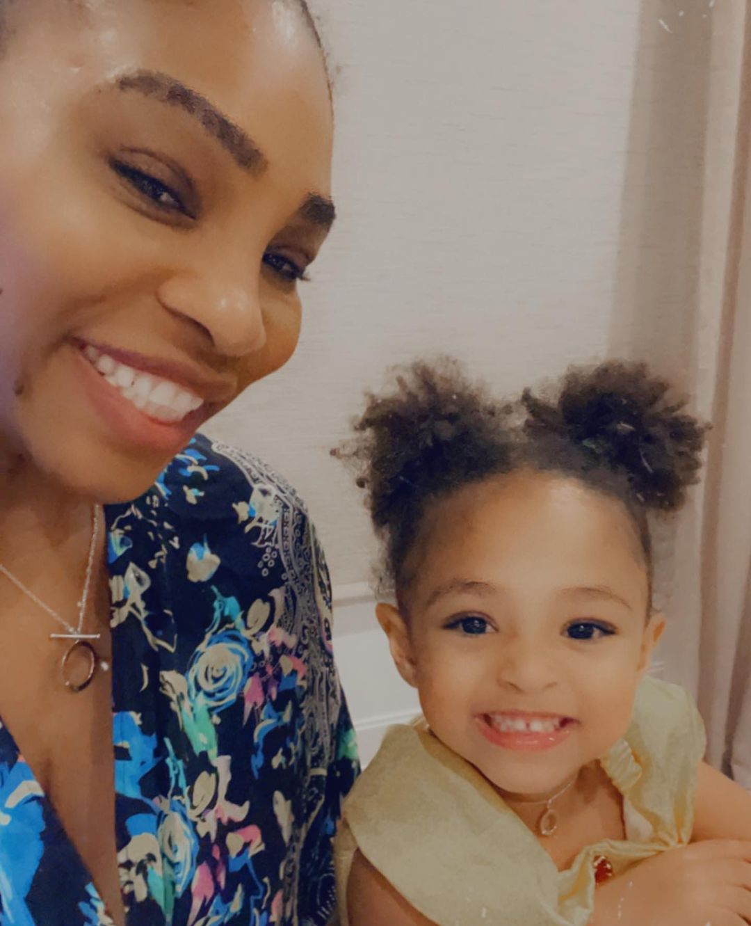 Williams with her daughter Alexis Olympia Jr