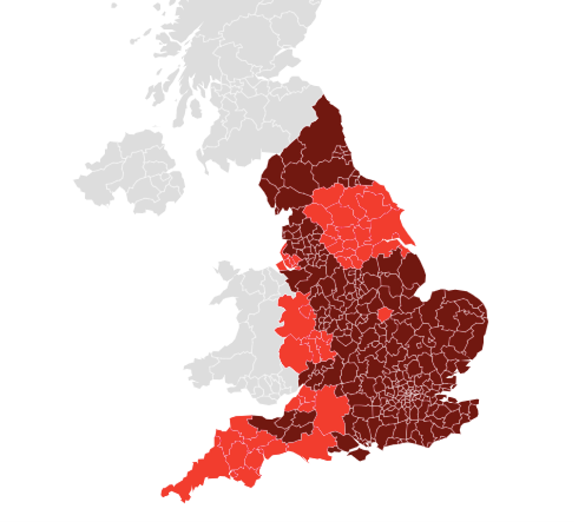 Covid restrictions mapped: Which tier am I in?