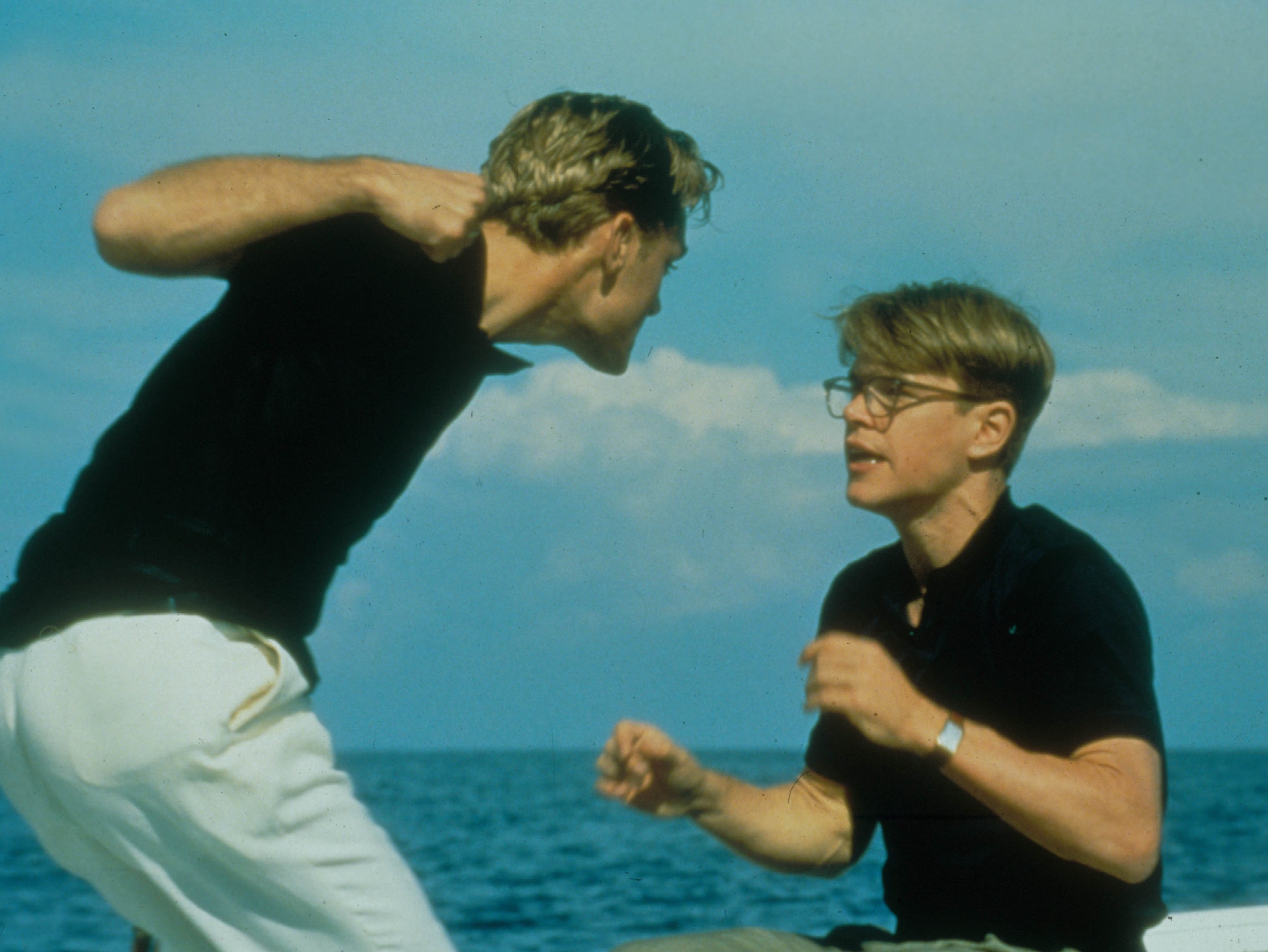 The bloody boat scene from The Talented Mr Ripley