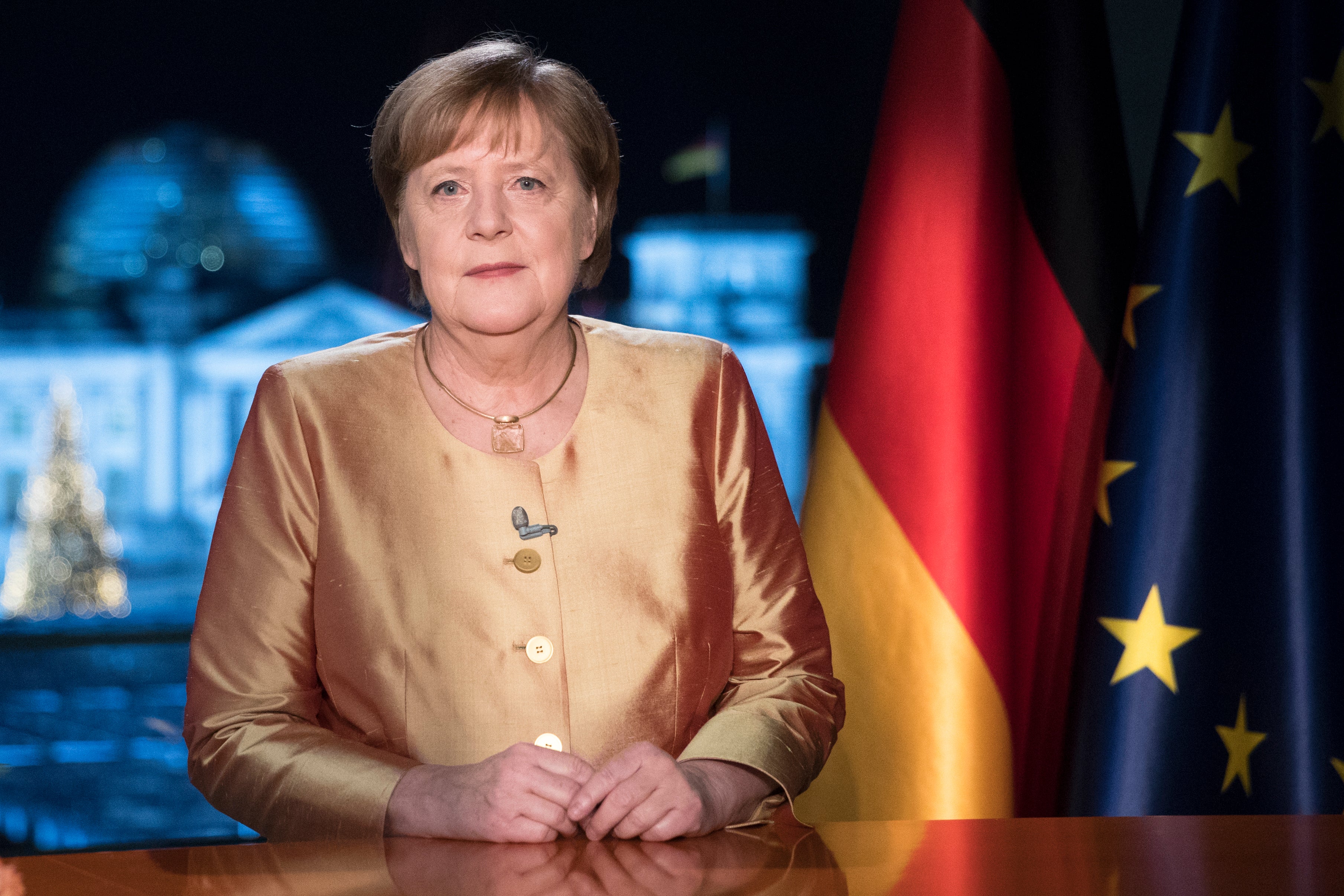 Germany Merkel New Year