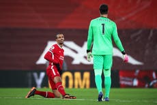 Liverpool defender Matip out for up to three weeks, reveals Klopp