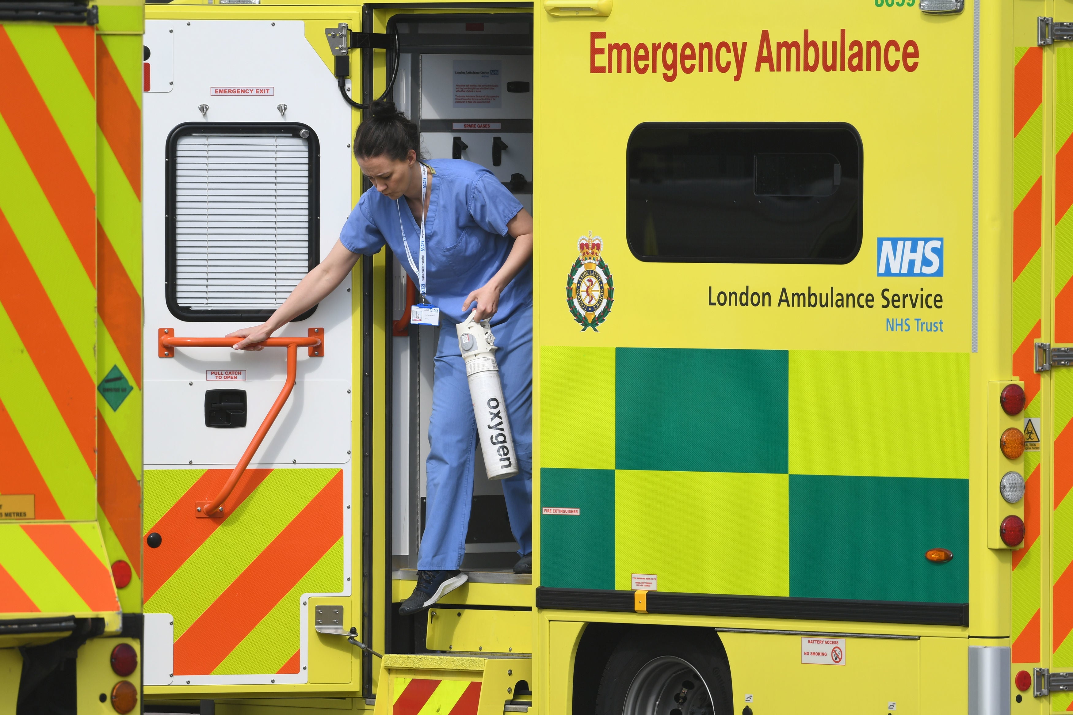 Hospitals and ambulance services across England are being pushed to the brink