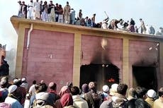 Pakistan arrests 14 after mob destroys century-old Hindu temple
