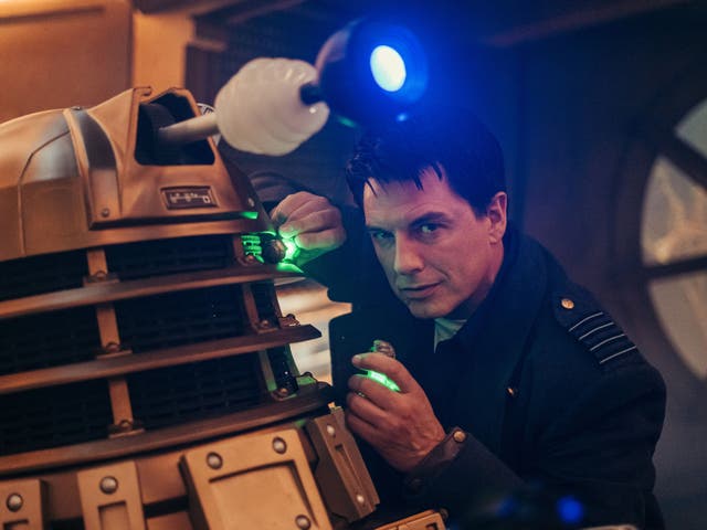 John Barrowman as Captain Jack Harkness in Doctor Who: Revolution of the Daleks