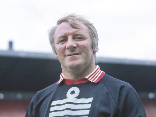 Tommy Docherty pictured during Manchester United’s 1976/77 season