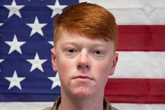 US Army Corporal Hayden Harris, who was killed and left in a snowbank in Northern New Jersey. 