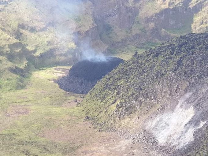 La Soufriere began spewing ash along with gas and steam, in addition to the formation of a new volcanic dome, caused by lava reaching the Earth’s surface