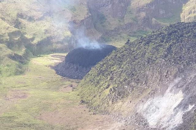 La Soufriere began spewing ash along with gas and steam, in addition to the formation of a new volcanic dome, caused by lava reaching the Earth’s surface
