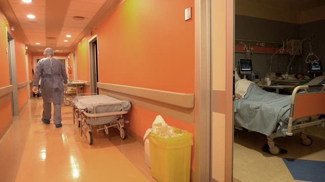 Virus Outbreak Italy Hospital New Year