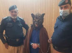 Pakistan: Man arrested for roaming streets dressed as werewolf 