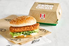 KFC vegan ‘chicken’ burger returns for Veganuary