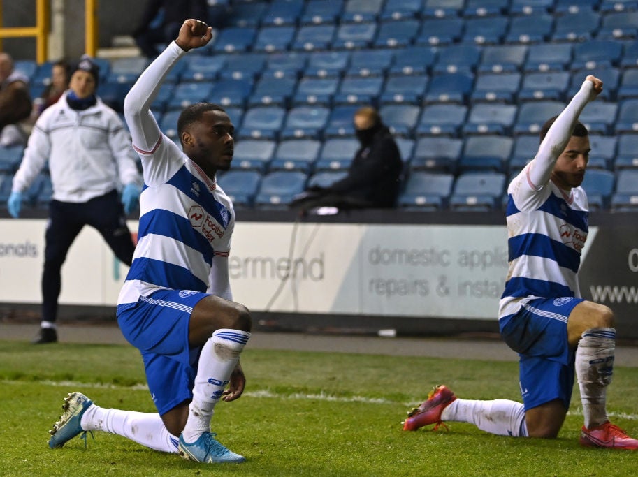 Bright Osayi-Samuel takes the knee