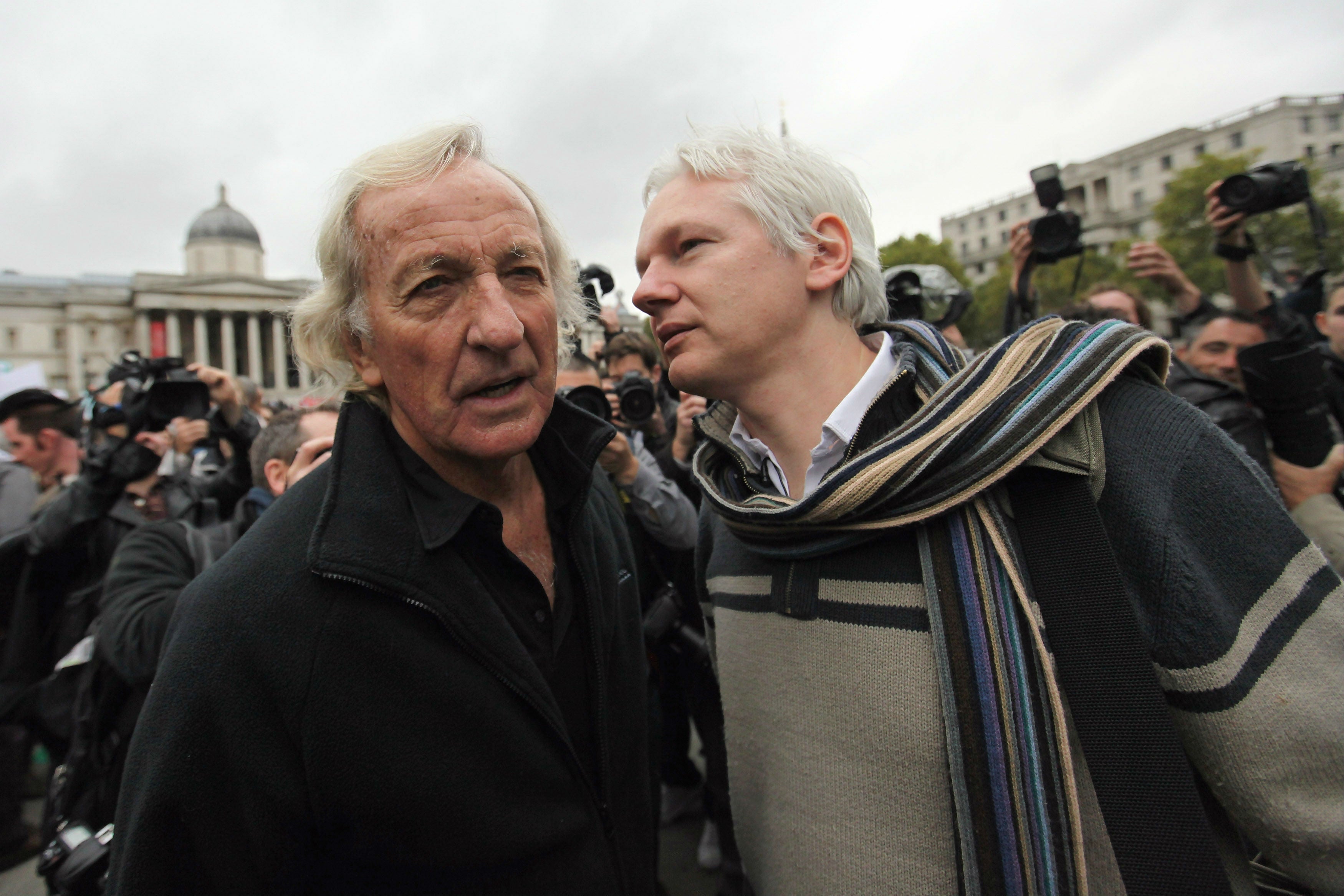 Fellow Australians attend anti-war rally in London in 2011