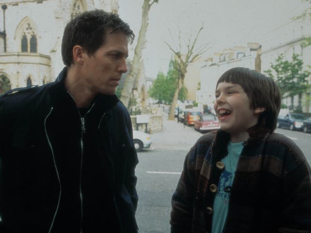 Hugh Grant and Nicholas Hoult in About a Boy