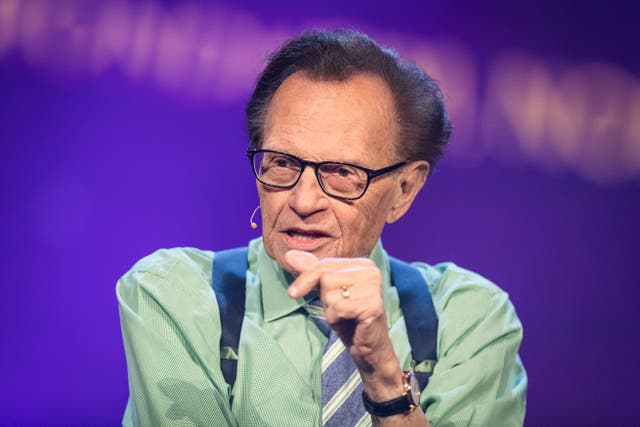 <p>Larry King hospitalised with Covid-19 in California, report says</p>