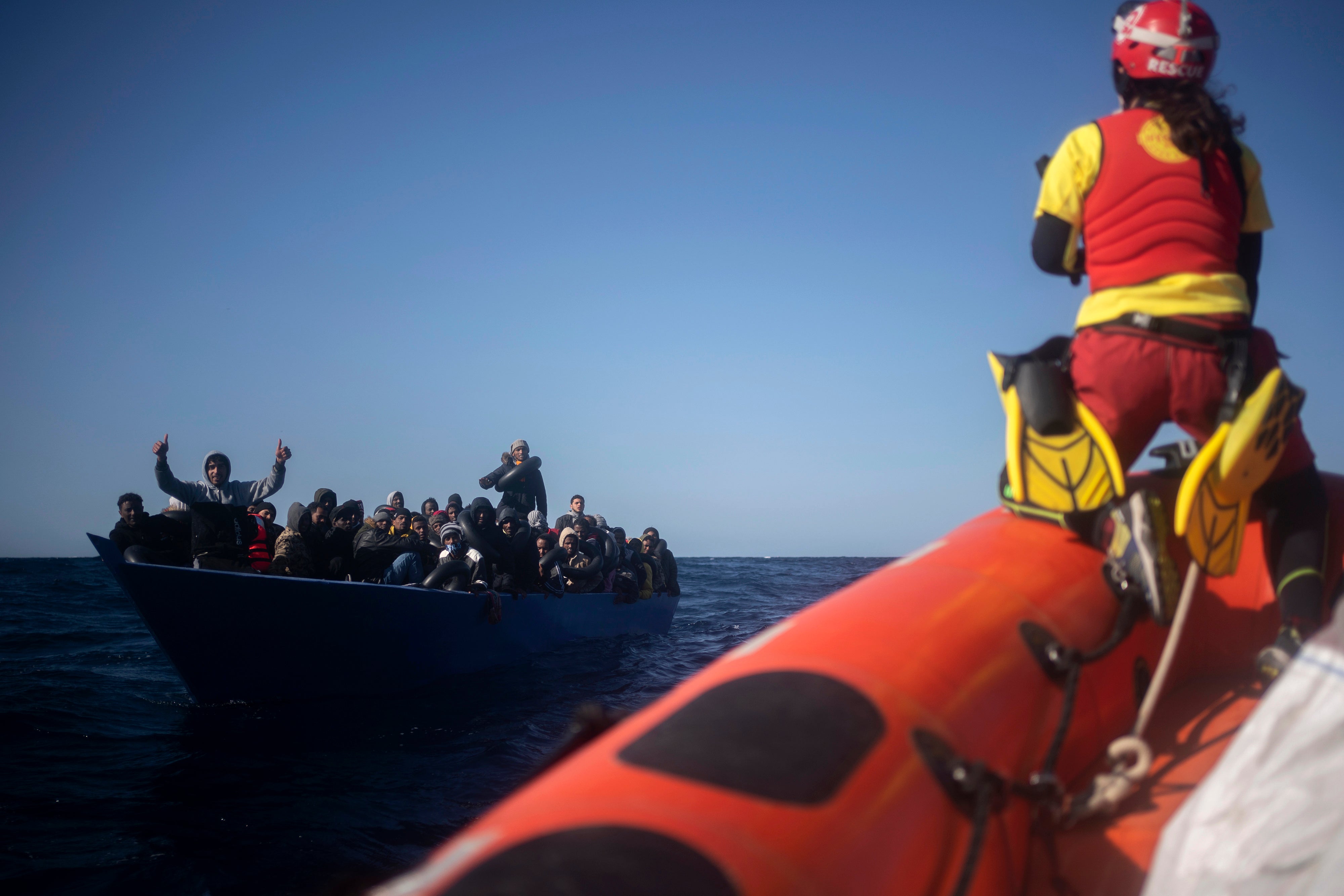 Spanish-flagged boat rescues 265 migrants in Mediterranean